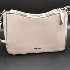 Nine West dusk colored  vinyl purse